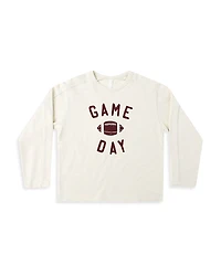 Rylee + Cru Boys' Long Sleeved Paneled Game Day Tee - Little Kid