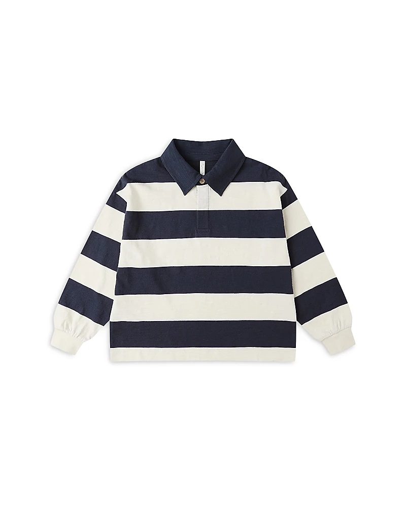 Rylee + Cru Boys' Rugby Striped Polo Top - Little Kid