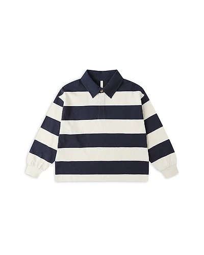 Rylee + Cru Boys' Rugby Striped Polo Top - Little Kid