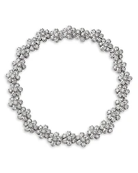 Bloomingdale's Fine Collection Diamond Flower Cluster Link Bracelet