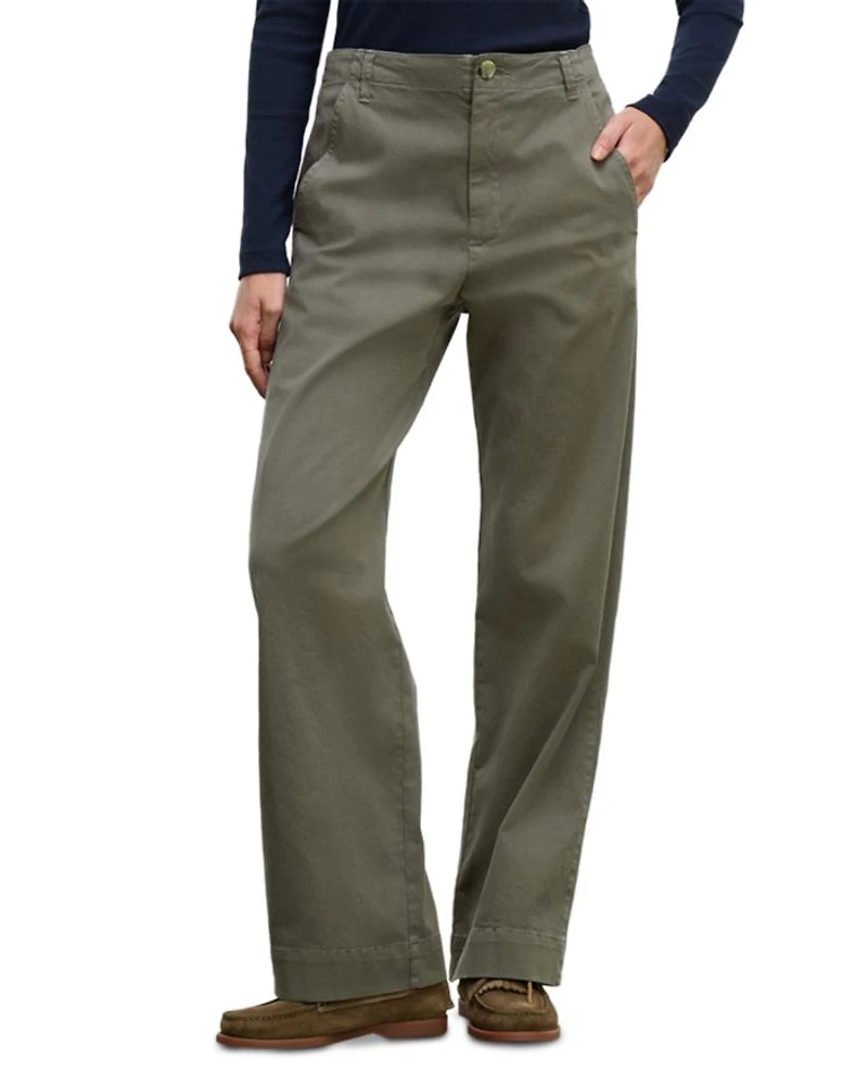 Wide Leg Chino Pants