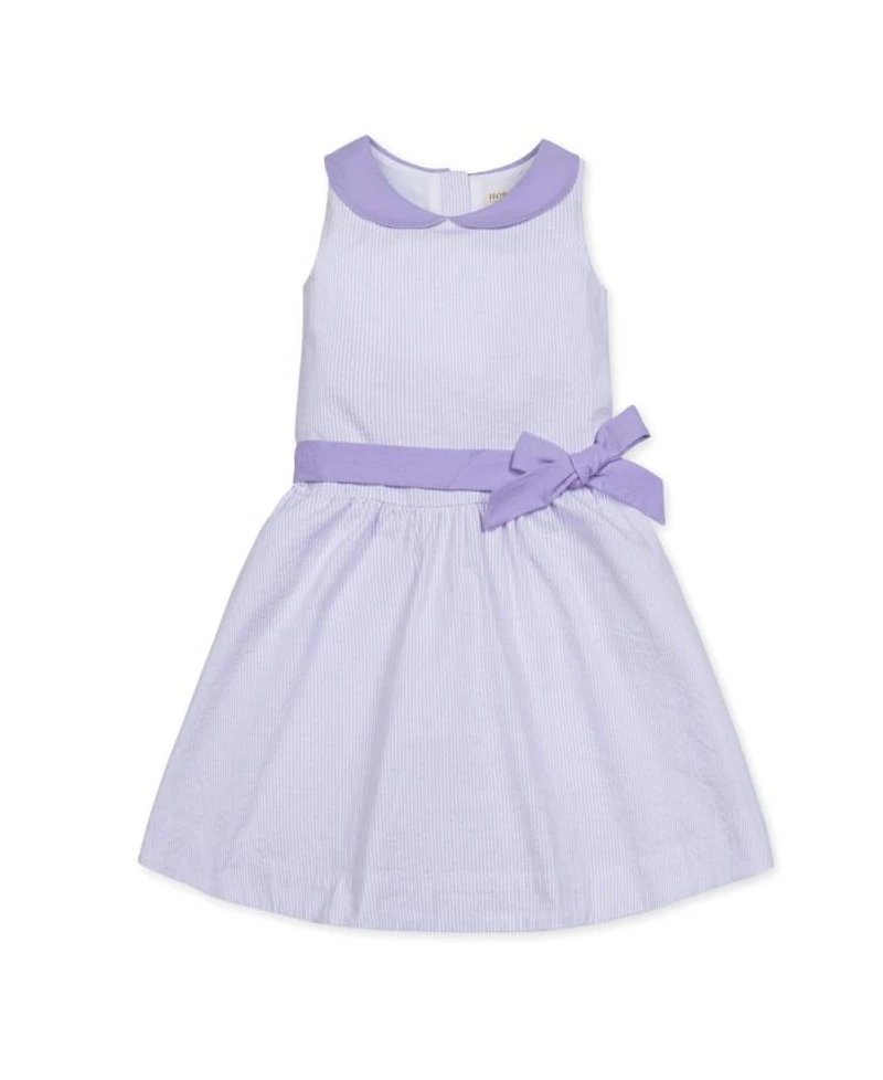 Girls' Peter Pan Collar Seersucker Dress - Baby, Little Kid, Big Kid