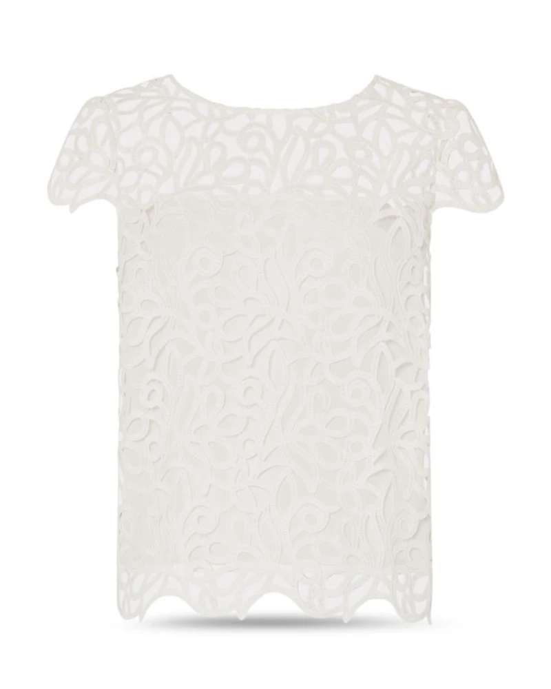 Baby Curled Lace Top