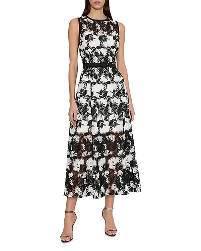Milly Paloma Two Tone Lace Dress