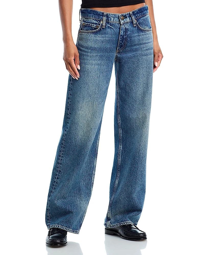 rag & bone Saige Low Rise Relaxed Straight Jeans