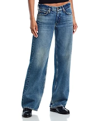 rag & bone Saige Low Rise Relaxed Straight Jeans