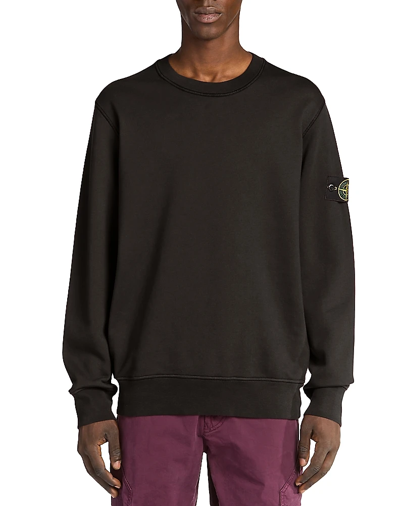 Stone Island Pullover Logo Sweatshirt