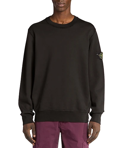 Stone Island Pullover Logo Sweatshirt