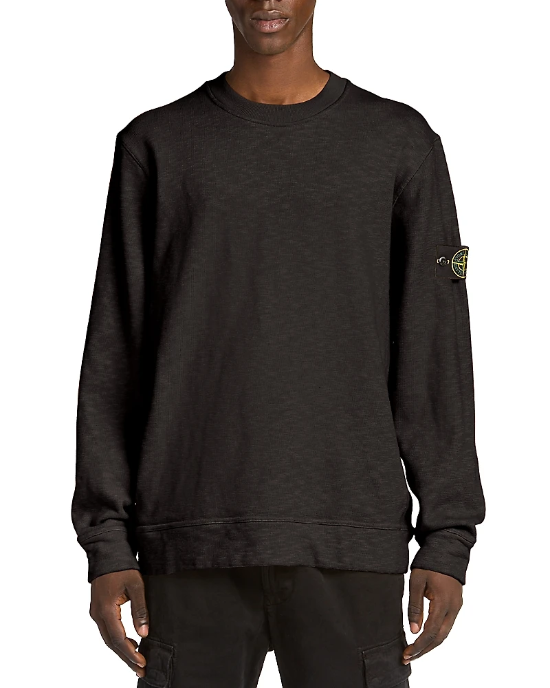 Stone Island Pullover Logo Sweatshirt