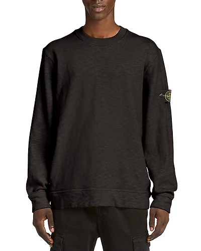 Stone Island Pullover Logo Sweatshirt