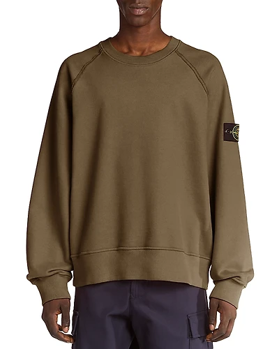 Stone Island Pullover Logo Sweatshirt