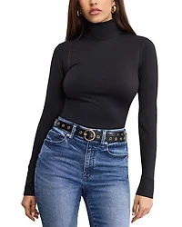 Good American Weightless Scuba Turtleneck Top