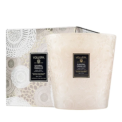 Voluspa Santal Vanille 3 Wick Hearth Candle, 38 oz.