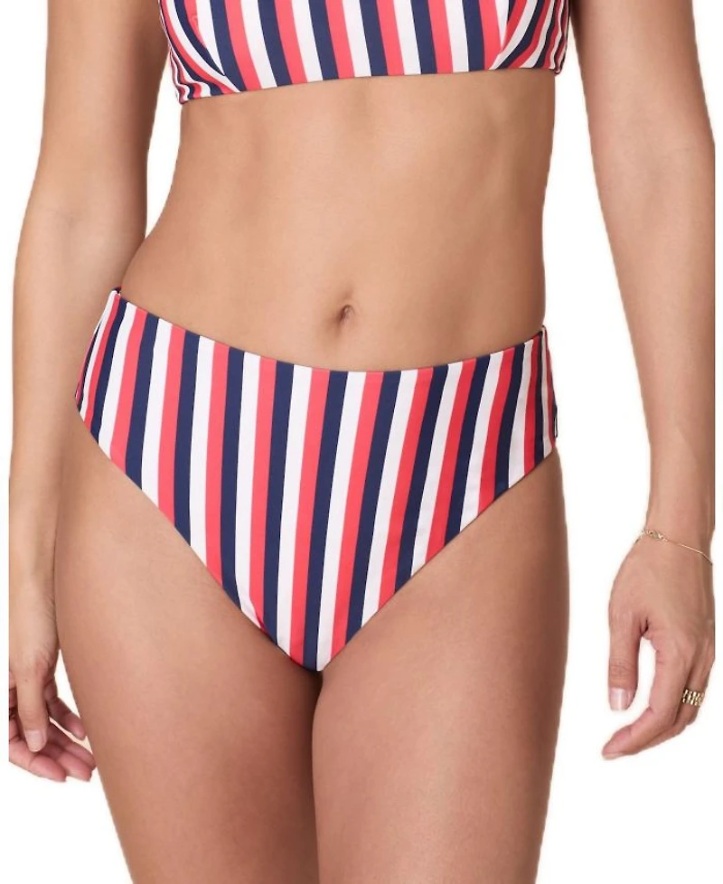 Women's 90s High Waisted Cheeky Bikini Bottom
