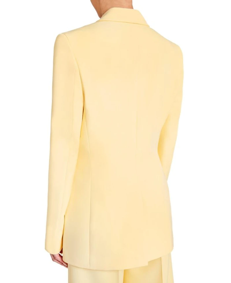 Enrica Two-Button Jacket Techno Crepe