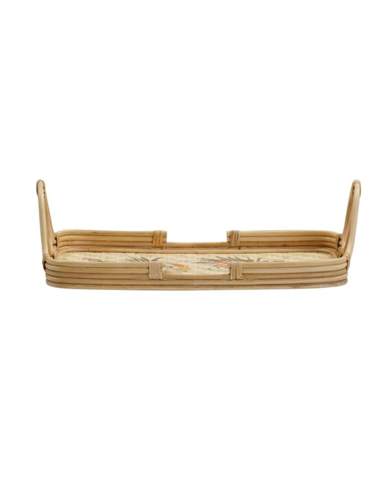Corey Floral Bamboo Tray