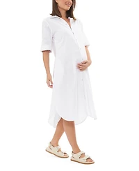 Molly Linen Shirt Dress