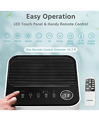 10000 BTU Portable 3-in-1 Air Conditioner with Fan Dehum Sleep Mode