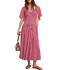 Mint Velvet Women's Print Cape Midi Dress