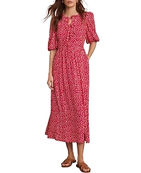Mint Velvet Women's Lips Print Midi Dress
