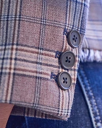 Collarless Fitted Blazer