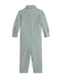 Boys' Striped Knit Oxford Coverall - Baby