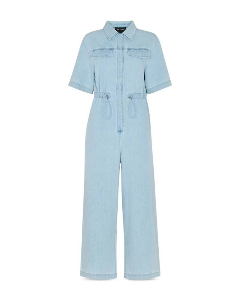 Short Sleeve Utility Jumpsuit