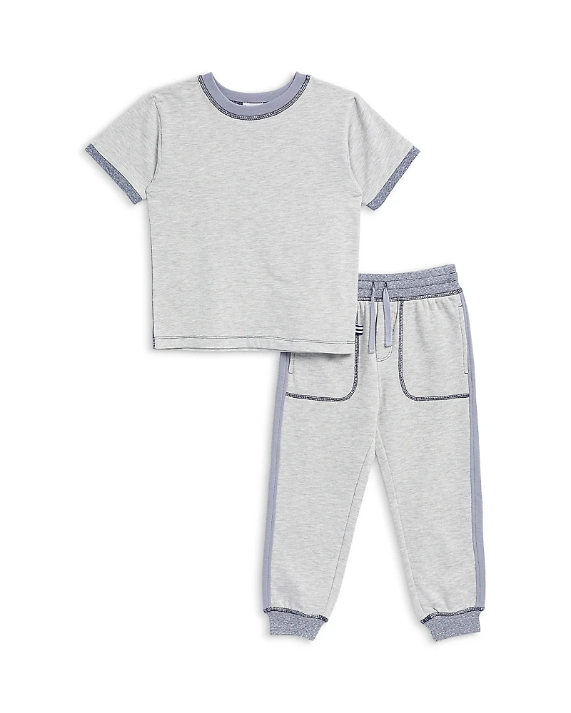 Splendid Boys' Cloud Trim Shirt & Sweatpants Set - Little Kid
