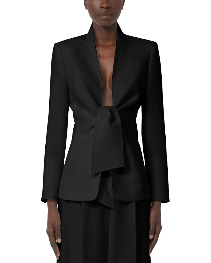 Ghiotto Tie Front Jacket