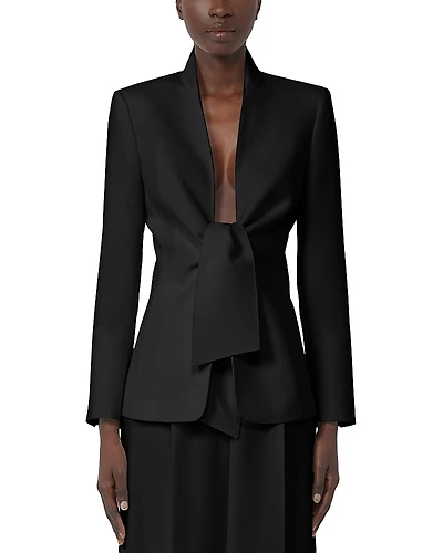 Max Mara Ghiotto Tie Front Jacket