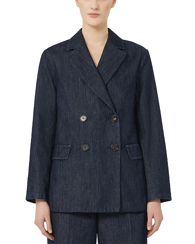 Max Mara Sara Denim Blazer