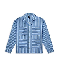 x CHÉ Fonta Regular Fit Striped Poplin Shirt