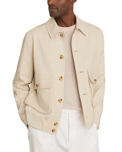 Barry Regular Fit Jersey Jacket