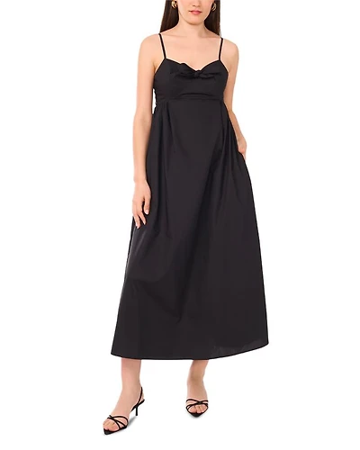 Front Tie Tank Maxi Dress