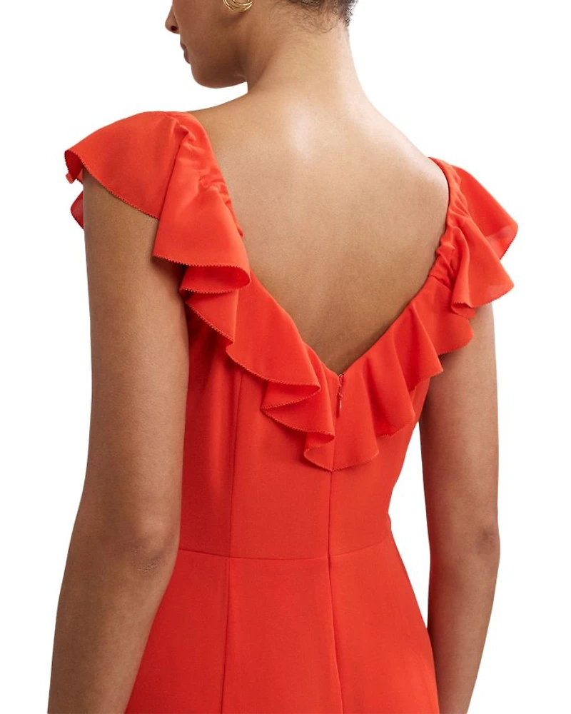 Lianah Ruffled Midi Dress