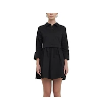 Women's Shirt Mini Dress