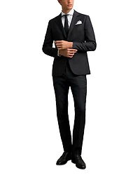 Slim Fit Prince of Wales Check Wool Blazer