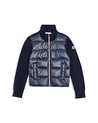 Moncler Boys' Down Puffer Tricot Cardigan
