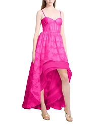 High Low Organza Tulle Gown