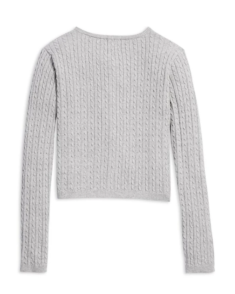 Girls' Tween Rory Crewneck Cardigan Sweater - Big Kid