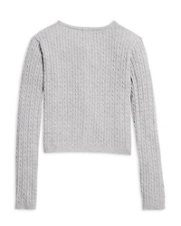 Girls' Tween Rory Crewneck Cardigan Sweater - Big Kid