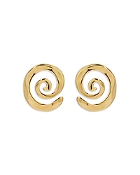 Ettika Aura Swirl Stud Earrings