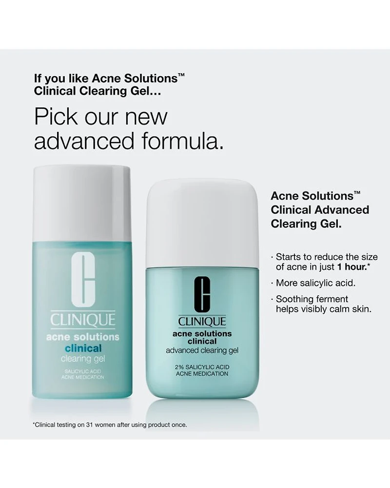 Acne Solutions Clinical Advanced Clearing Gel 0.68 oz.