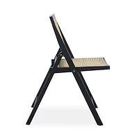 Desiree Cane Folding Dining Chairs, Set of 2