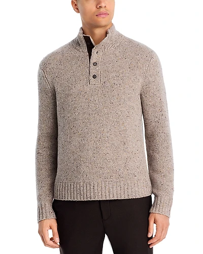 The Men's Store at Bloomingdale's Donegal Button Placket Wool & Cashmere Sweater - Exclusive