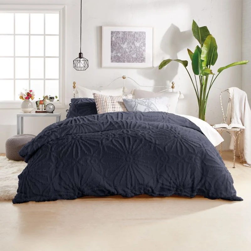 Chenille Medallion Bedding Set