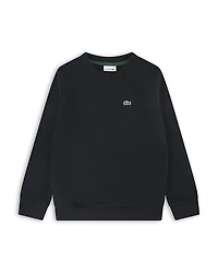 Lacoste Boys' Core Fleece Crewneck Sweatshirt - Little Kid, Big Kid