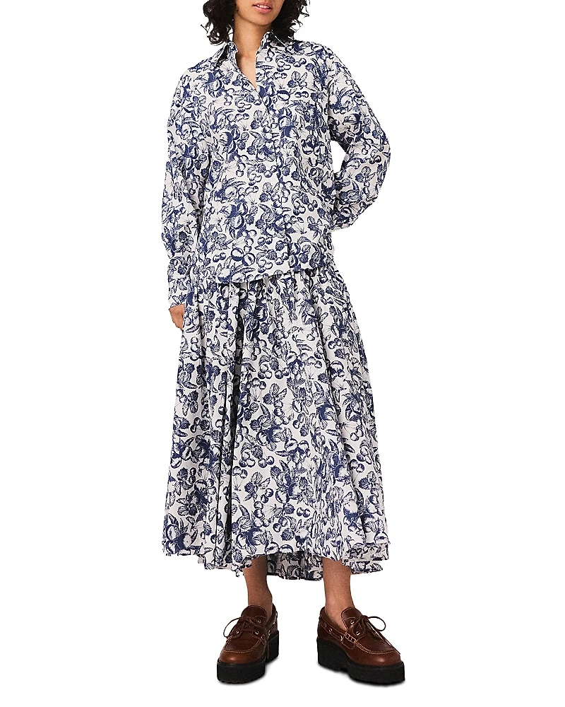 Maje Fruit Printed Blouse