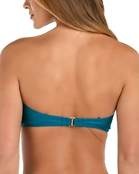 Krysta Shimmer Bandeau Bikini Top