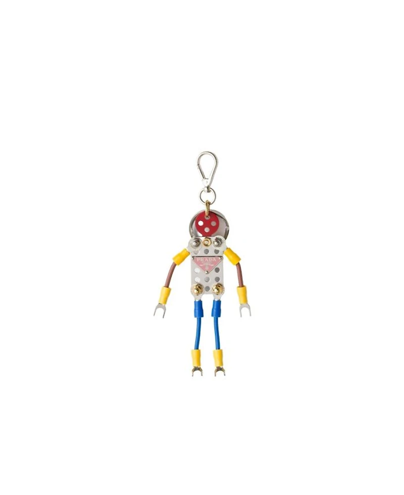 Metal Robot Bag Charm